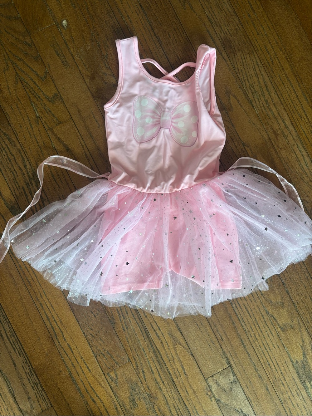 Pink fancy shmancy athletic Minnie romper